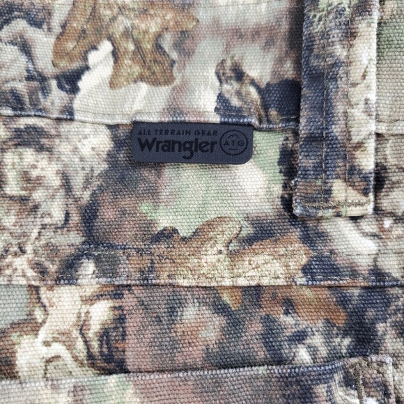 Wrangler ATG Camo Pants Hunting Outdoors Casual Comfort Size 37x28 - Picture 3 of 9